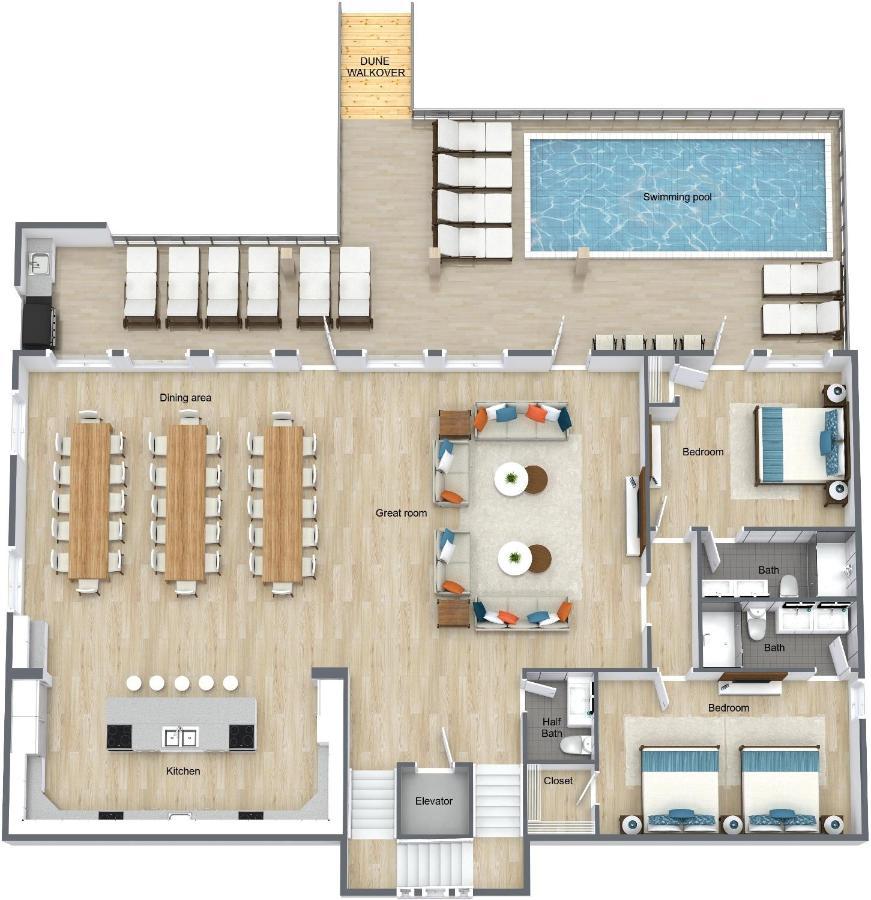 The Pearl Gulf Front W-Prvt Heated Pool, 12 Bdrm -12,5Bath Alvacationrentals Gulf Shores Ngoại thất bức ảnh
