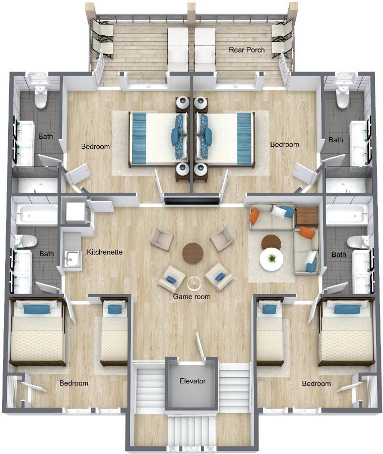 The Pearl Gulf Front W-Prvt Heated Pool, 12 Bdrm -12,5Bath Alvacationrentals Gulf Shores Ngoại thất bức ảnh